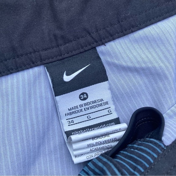 Nike Vapor Stretch Board Swim Waterproof Shorts Size 34 - Picture 7 of 7